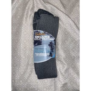 Cabelas deluxe cold weather socks men's medium